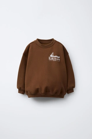 Свитшот с принтом BONILLA A LA VISTA ® от ZARA- Заказать в России