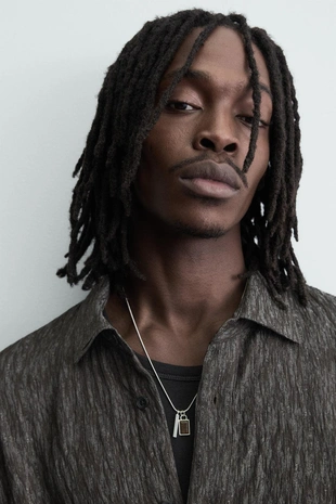 Рубашка струящегося покроя JACQUARD- Заказать в России