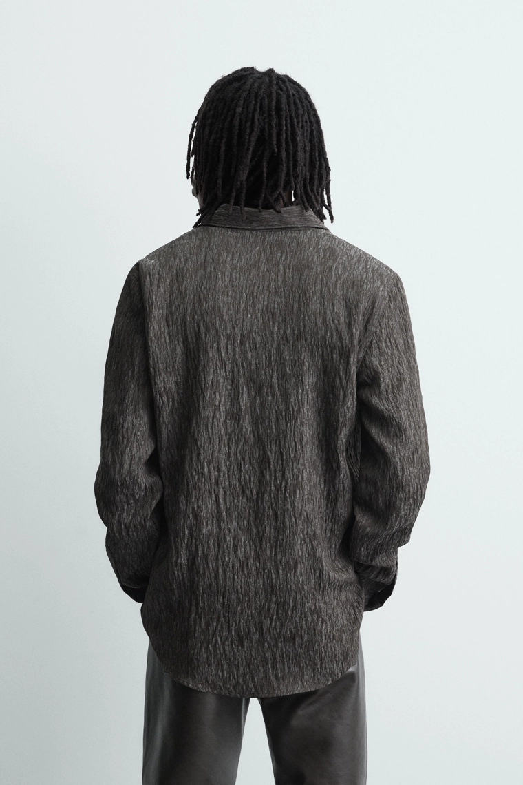 Рубашка с жаккардовым узором