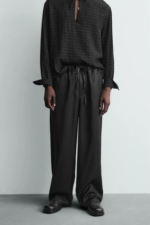 Струящиеся брюки-джоггеры- Заказать в России