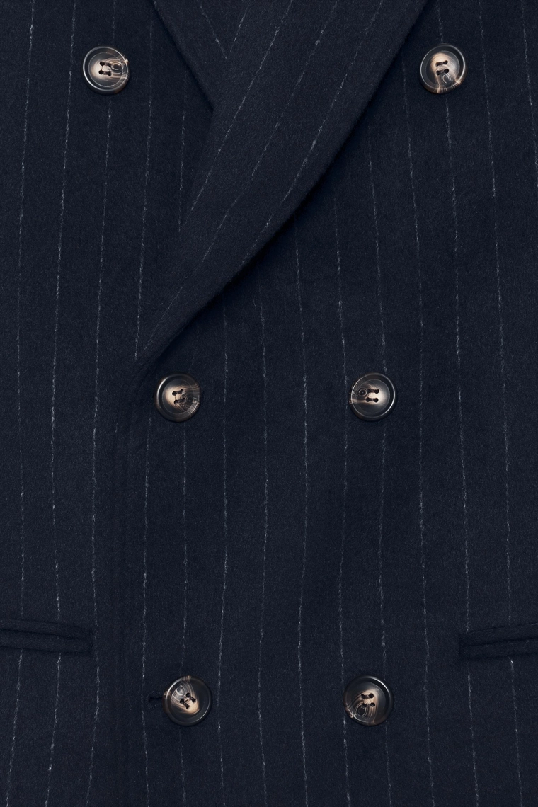 Пальто с зауженными полосками soshiotsuki x zara