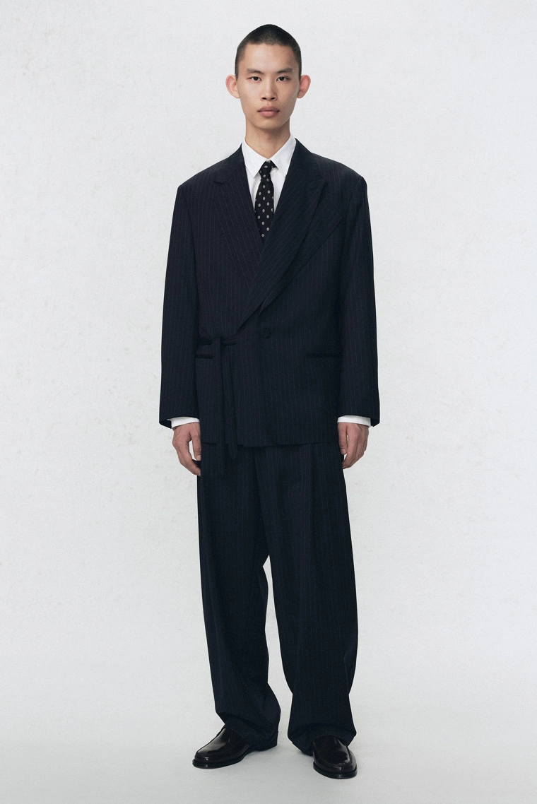 Брюки-костюм в полоску soshiotsuki x zara