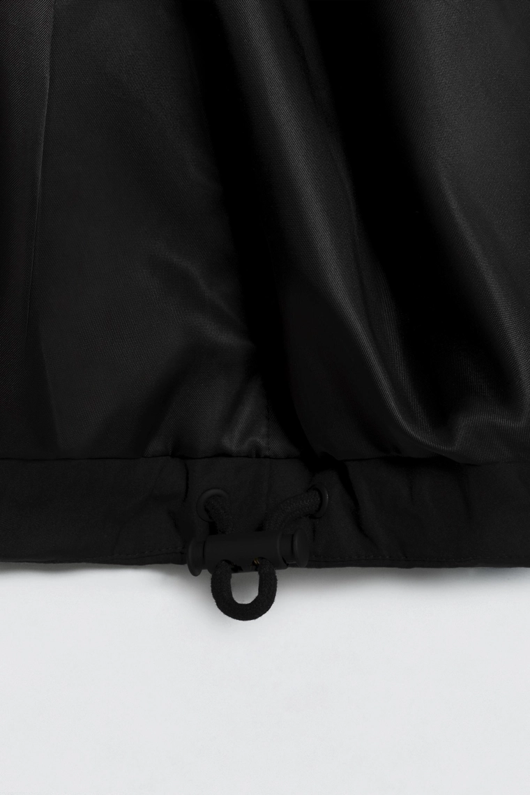 Технический стёганный пальто от soshiotsuki x zara