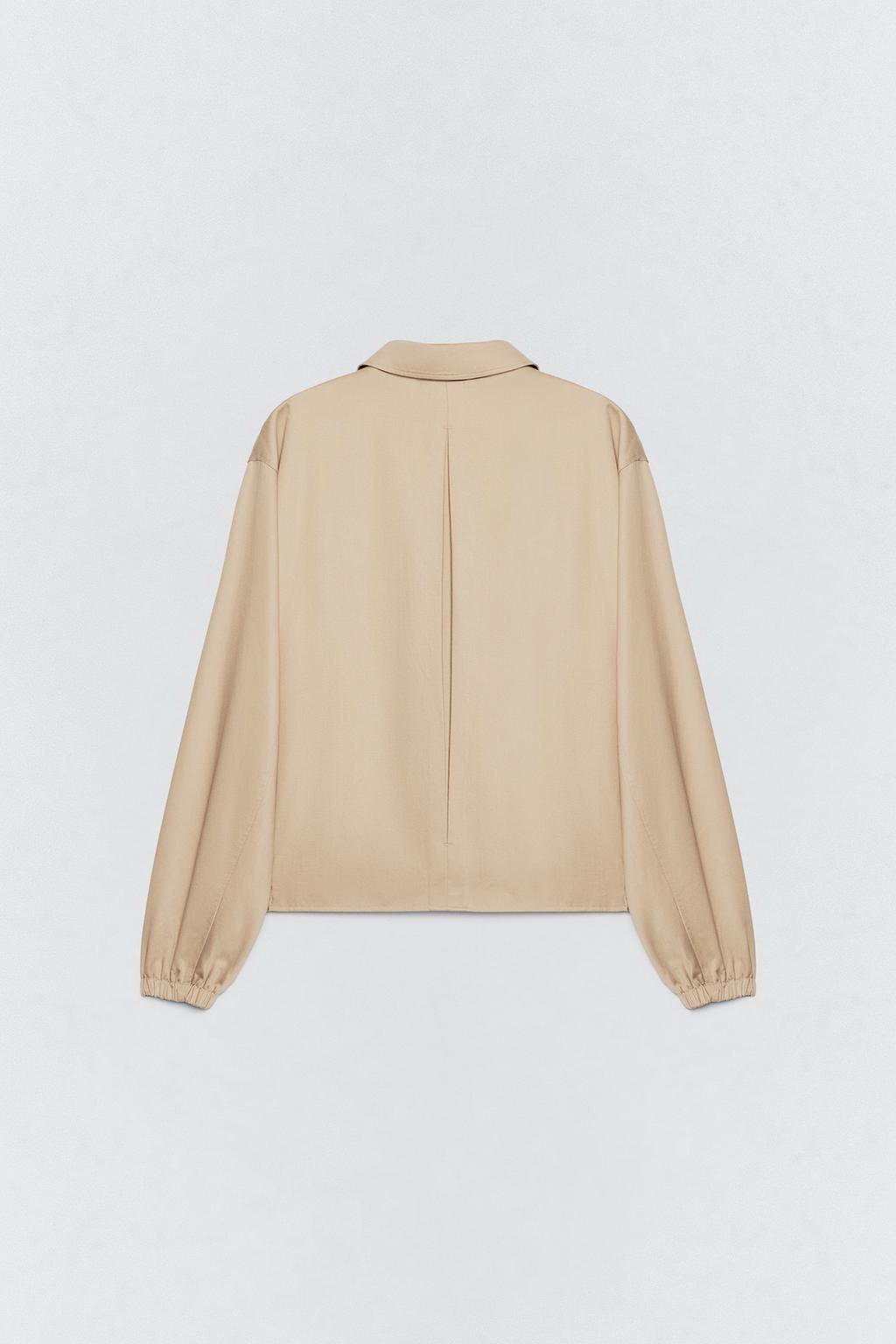 Укороченный пиджак свободного кроя с карманами soshiotsuki x zara