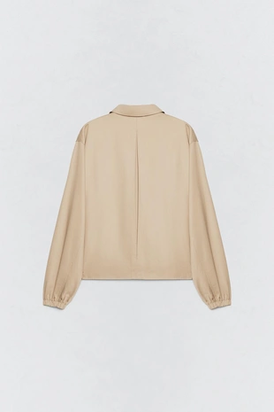 Укороченный пиджак свободного кроя с карманами SOSHIOTSUKI X ZARA- Заказать в России