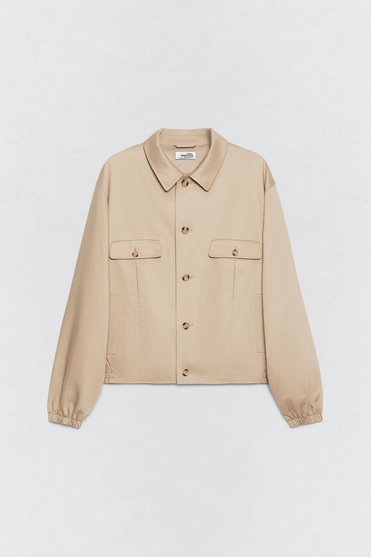 Куртка свободного кроя с карманами soshiotsuki x zara