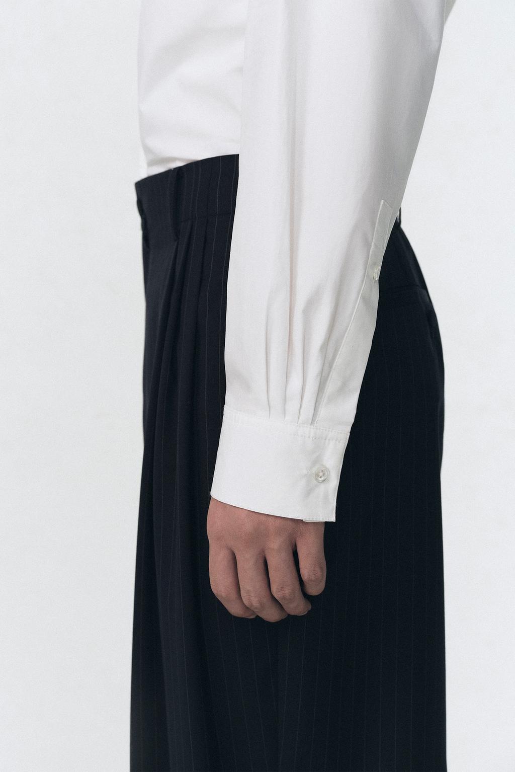 Рубашка из поплина с бантом soshiotsuki x zara