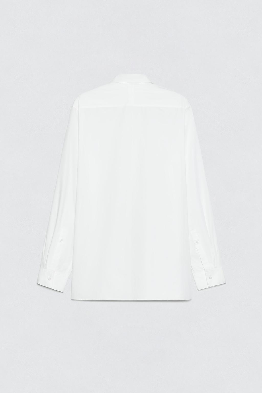 Рубашка из поплина с бантом soshiotsuki x zara