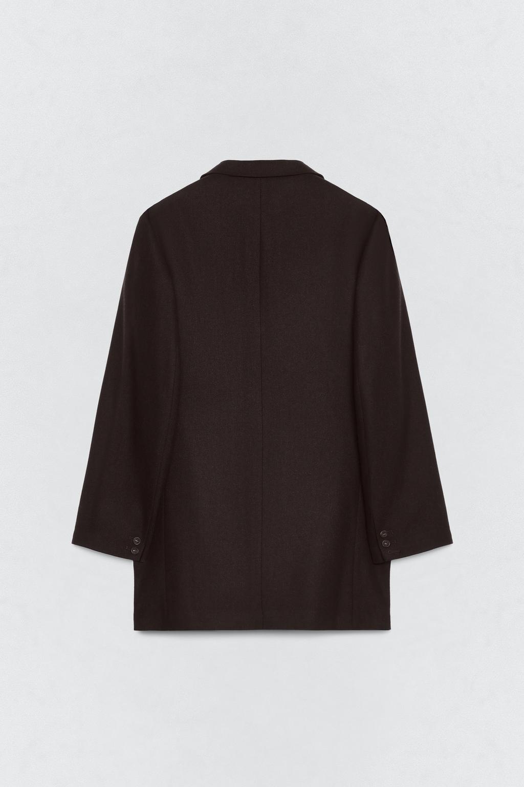 Тейлкоут-пиджак из фланели soshiotsuki x zara