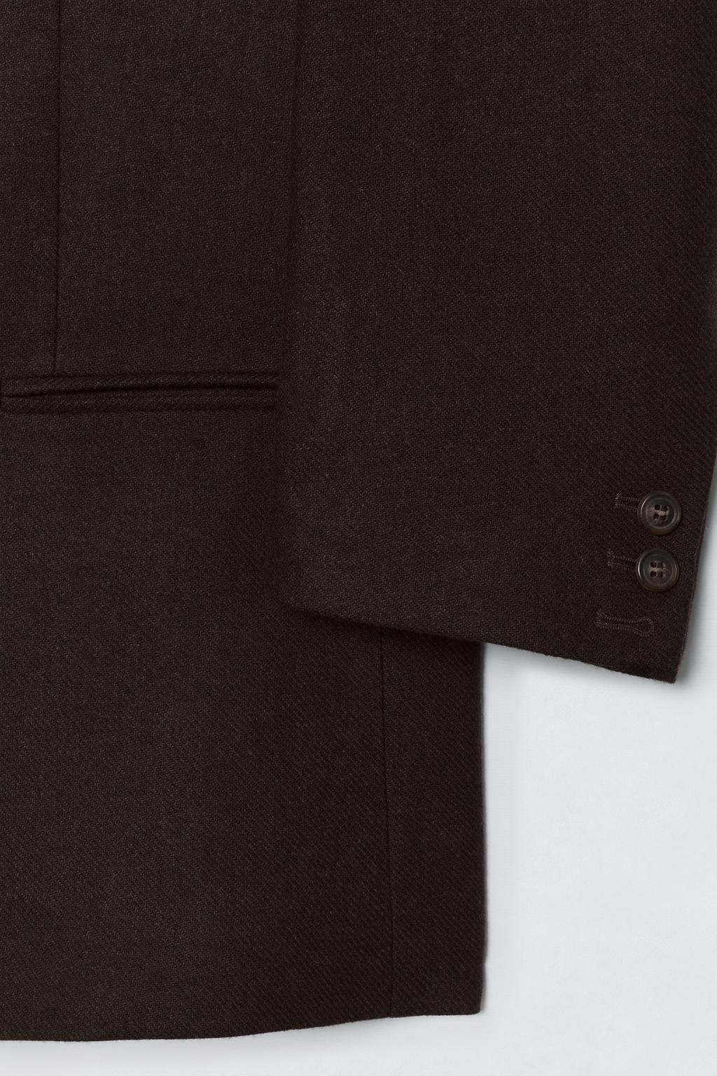 Тейлкоут-пиджак из фланели soshiotsuki x zara