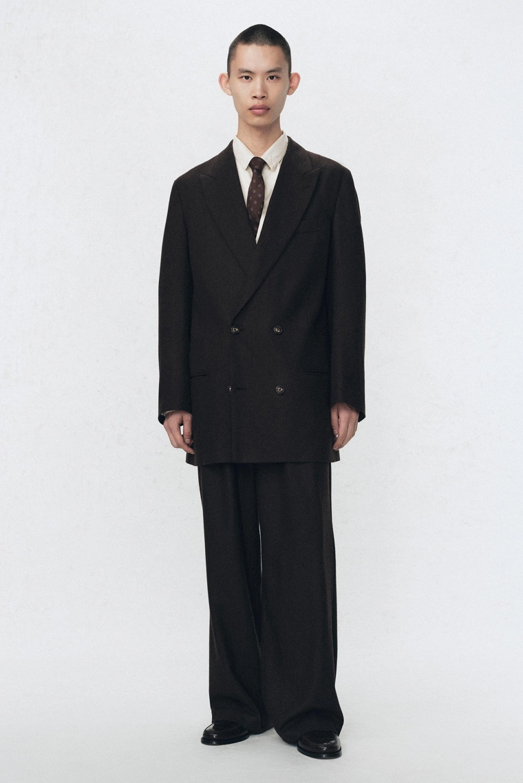 Фланелевый фрак-блейзер soshiotsuki x zara