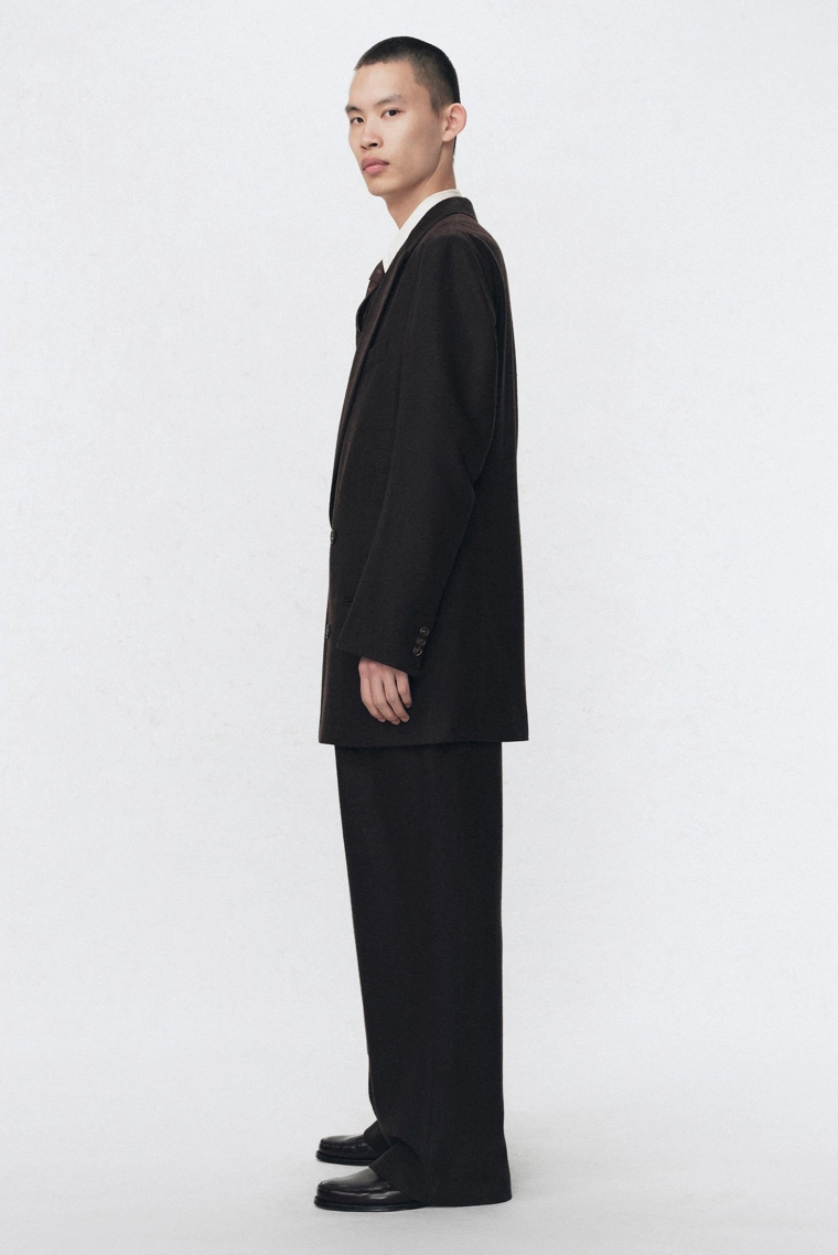 Фланелевый фрак-блейзер soshiotsuki x zara