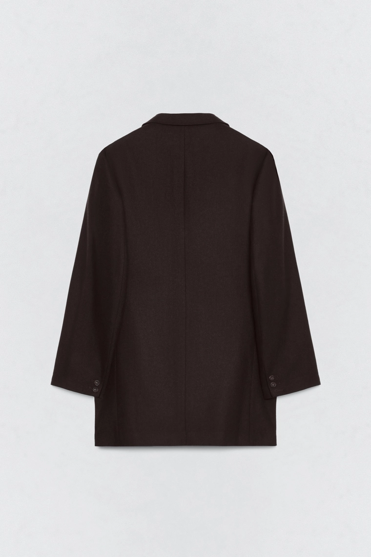 Фланелевый фрак-блейзер soshiotsuki x zara