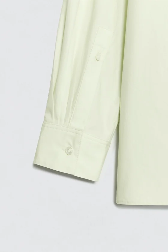 Рубашка с бантом из поплина Zara «Soshiotsuki»