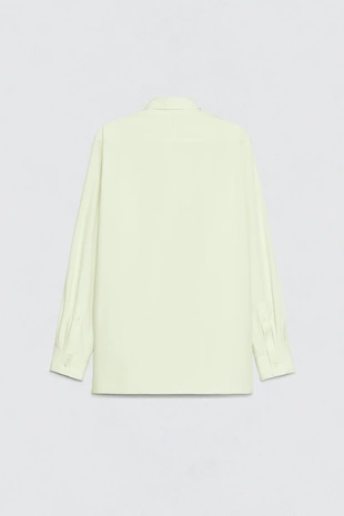 Рубашка с бантом из поплина SOSHIOTSUKI X ZARA- Заказать в России