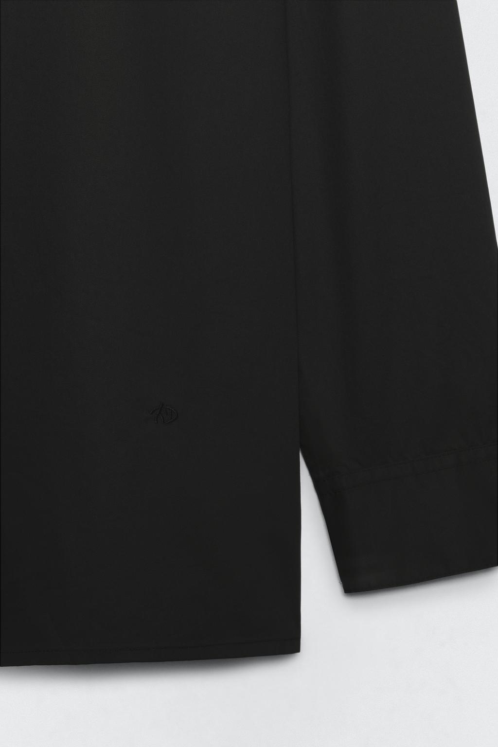 Рубашка из хлопкового поплина свободного кроя soshiotsuki x zara