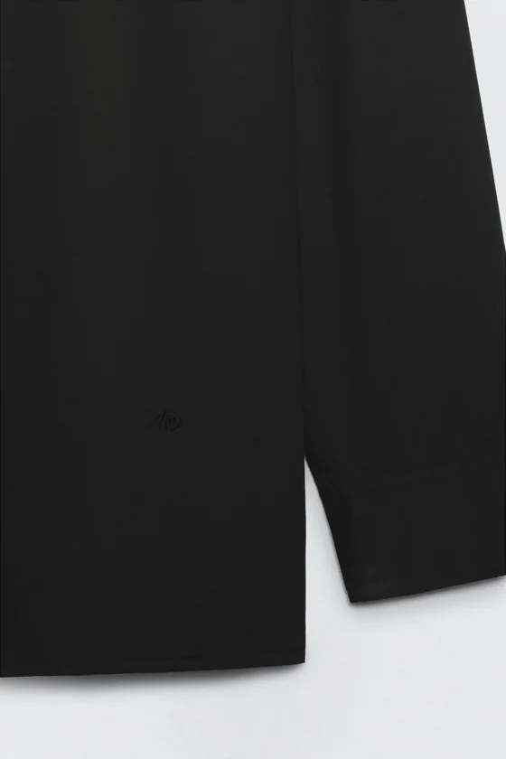 Рубашка из хлопкового поплина свободного кроя Zara «Soshiotsuki»