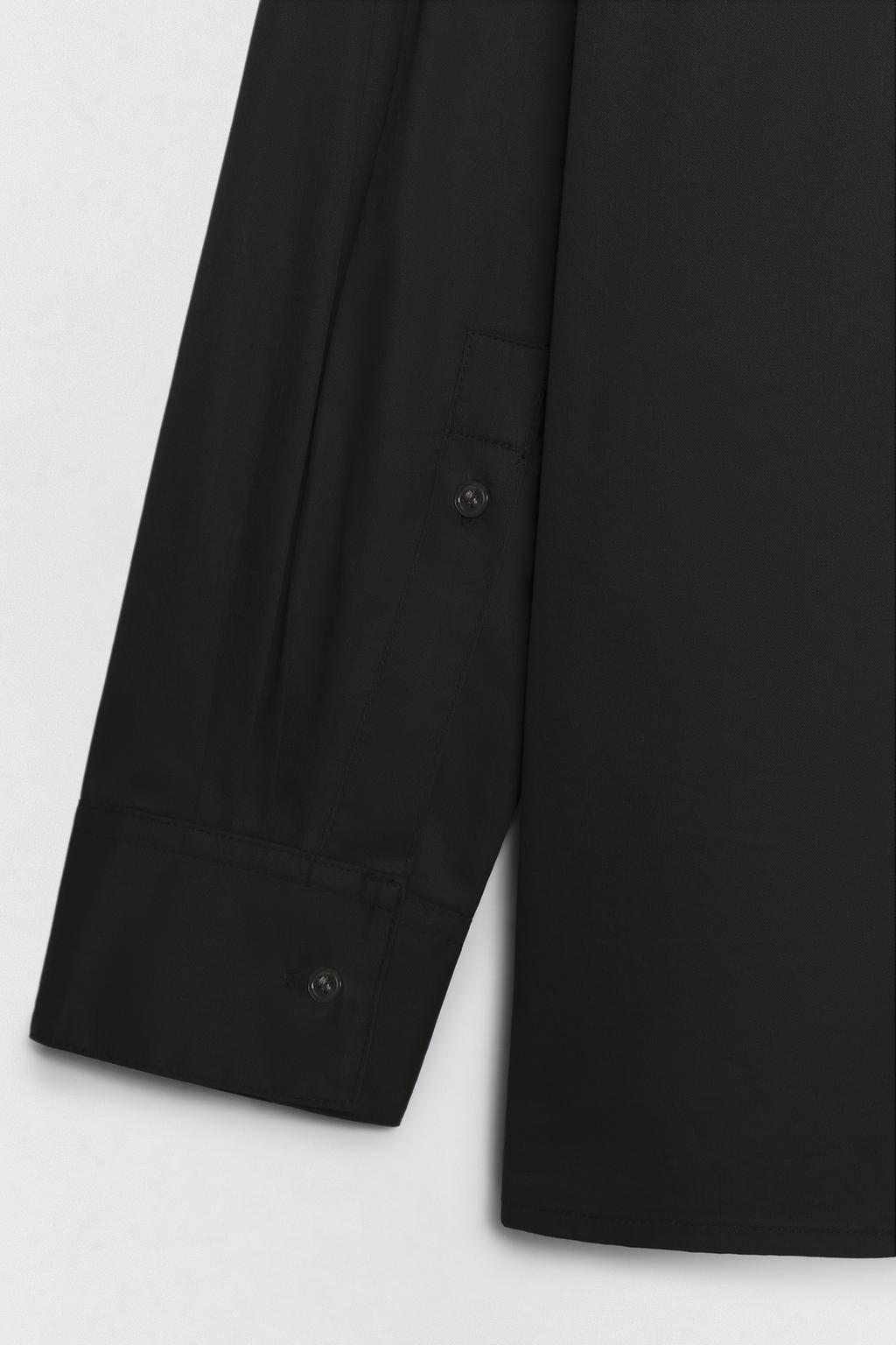 Рубашка из хлопкового поплина свободного кроя soshiotsuki x zara