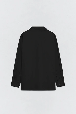 Рубашка из хлопкового поплина свободного кроя SOSHIOTSUKI X ZARA