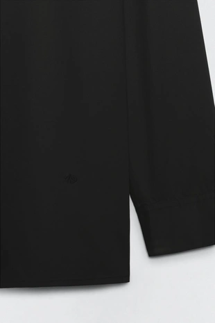 Рубашка из хлопкового поплина свободного кроя SOSHIOTSUKI X ZARA