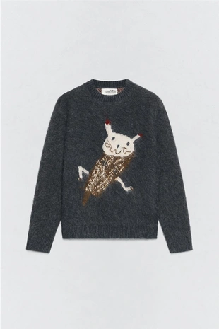 Теплый свитер с интарсией SOSHIOTSUKI X ZARA- Заказать в России