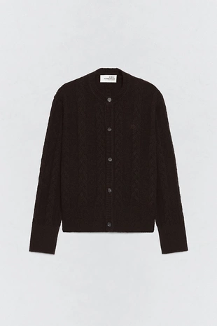 Кардиган из вязаной шерсти SOSHIOTSUKI X ZARA- Заказать в России