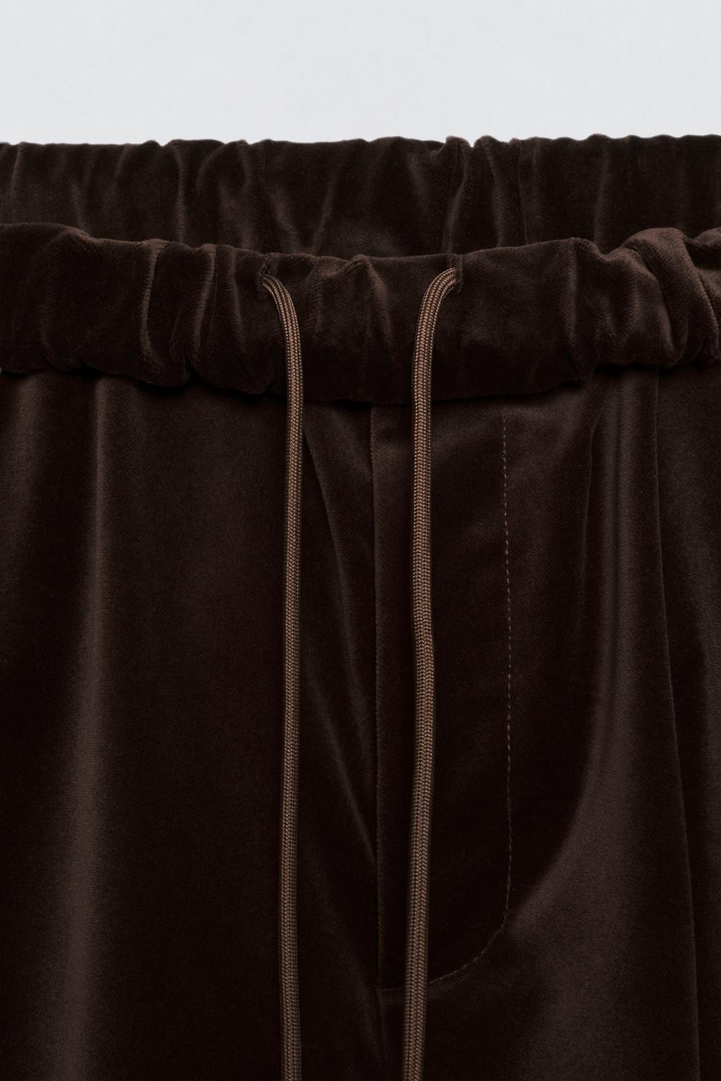 Брюки из вельвета свободного кроя soshiotsuki x zara