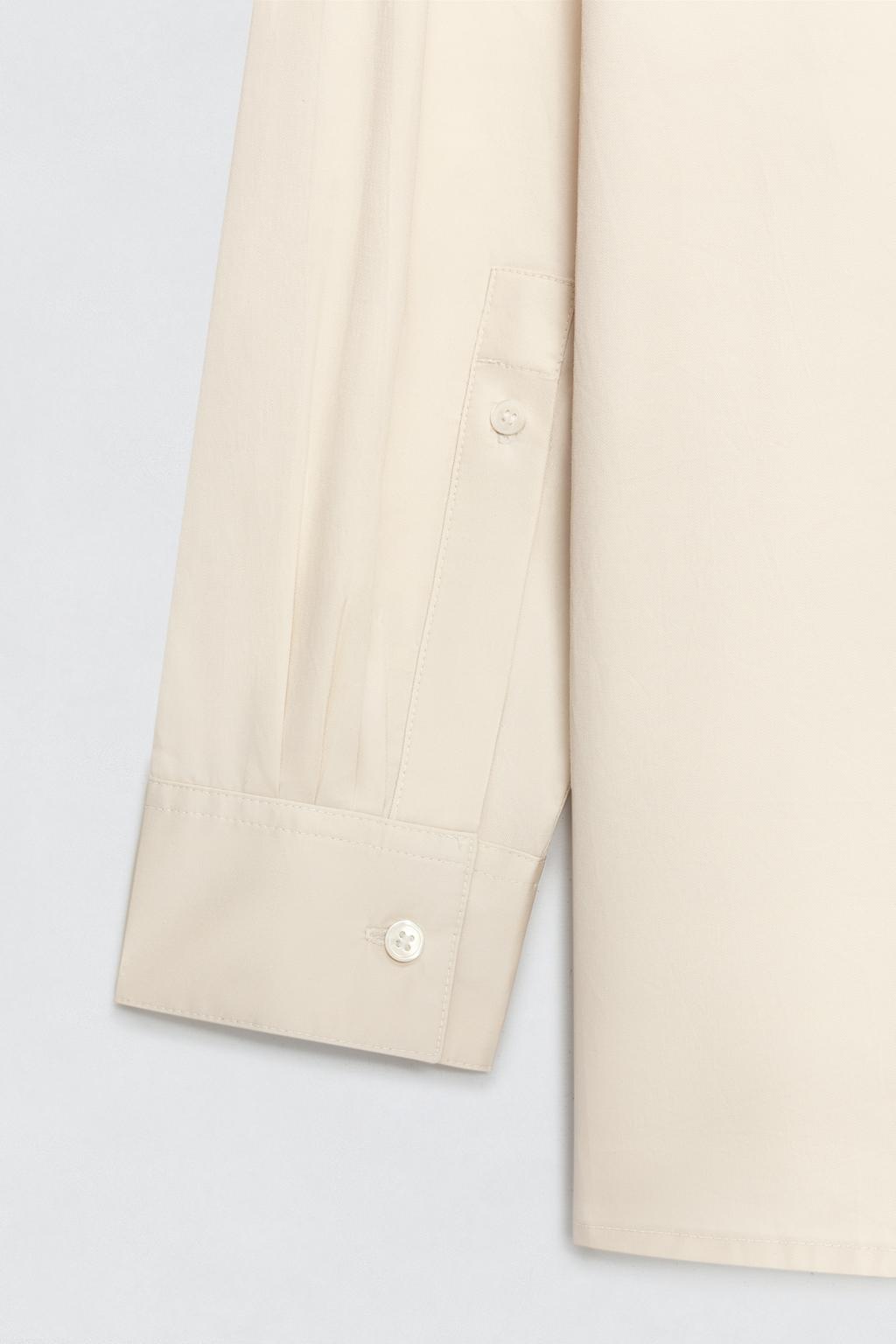 Рубашка из поплина свободного кроя soshiotsuki x zara