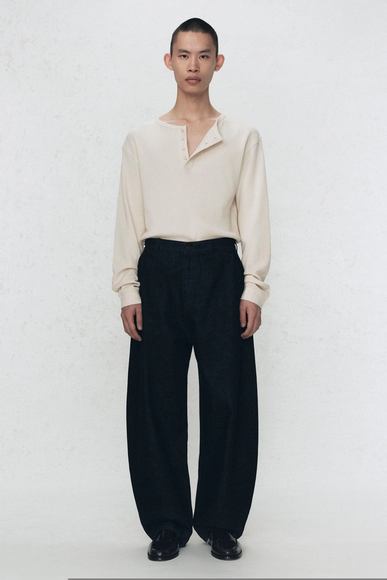 Джинсы широкого кроя с плиссировкой Zara «Soshiotsuki»