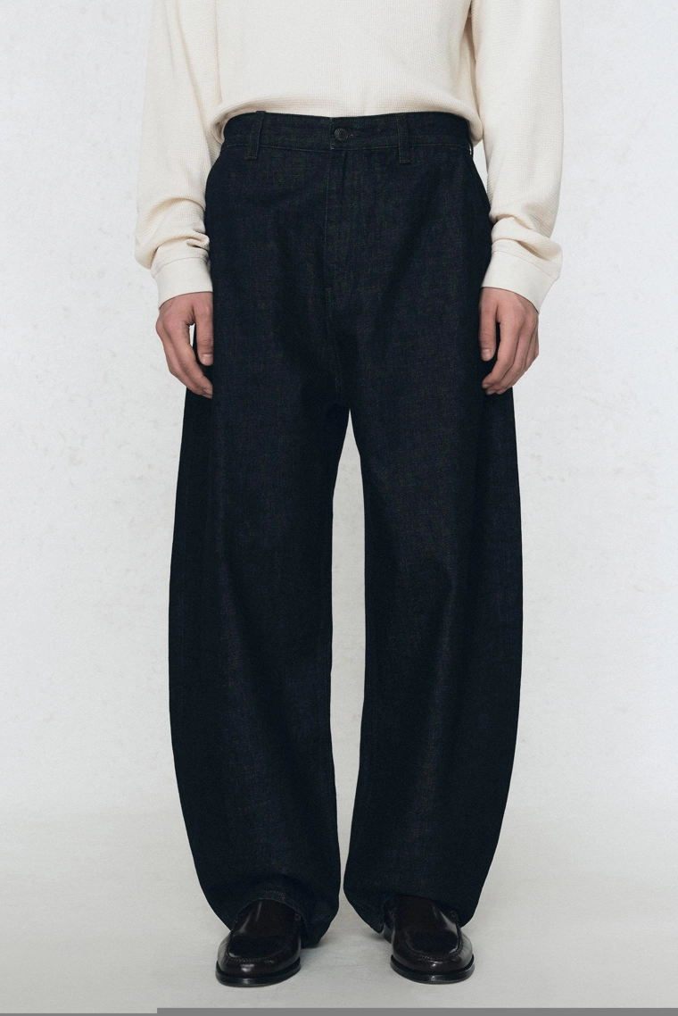 Джинсы широкого кроя с плиссировкой Zara «Soshiotsuki»