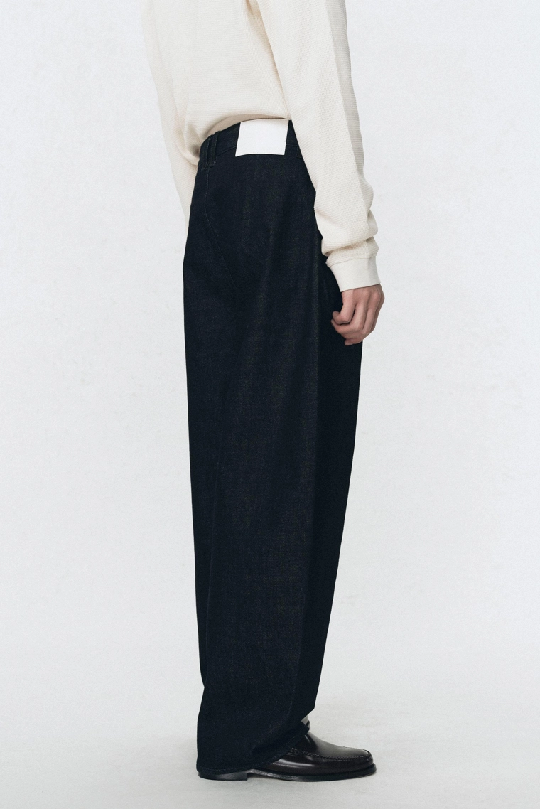 Джинсы широкого кроя с плиссировкой Zara «Soshiotsuki»