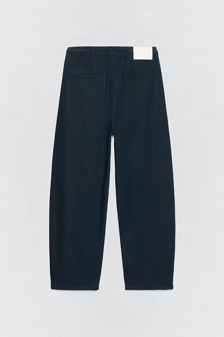 Джинсы широкого кроя с плиссировкой Zara «Soshiotsuki»