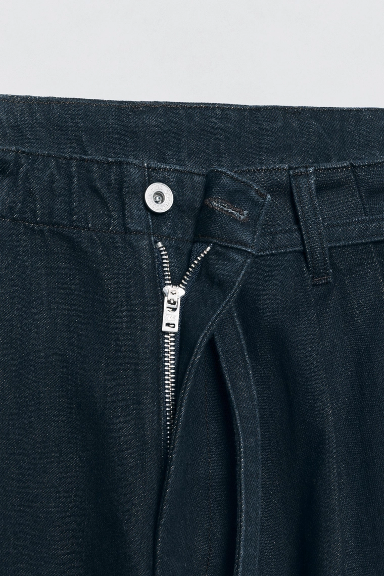 Джинсы широкого кроя с плиссировкой Zara «Soshiotsuki»