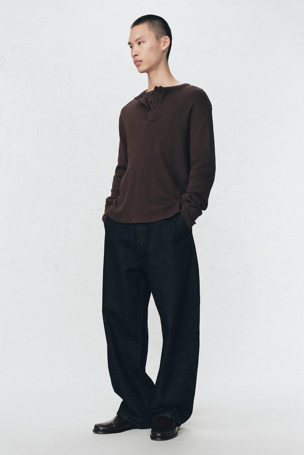 Джинсы свободного кроя soshiotsuki x zara