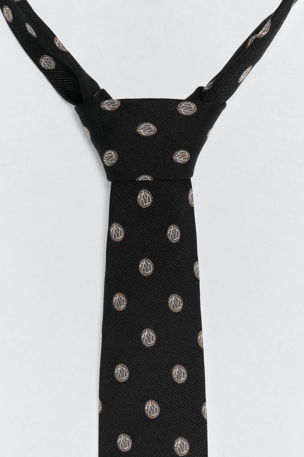 Галстук из шелка с логотипом soshiotsuki x zara