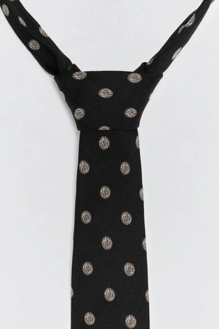 Галстук из шелка с логотипом SOSHIOTSUKI X ZARA- Заказать в России