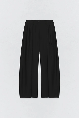 Шерстяные брюки с защипами SOSHIOTSUKI X ZARA- Заказать в России