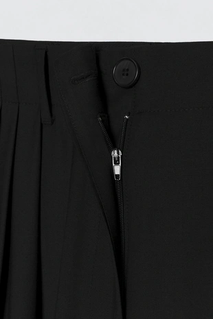 Шерстяные брюки с защипами SOSHIOTSUKI X ZARA- Заказать в России