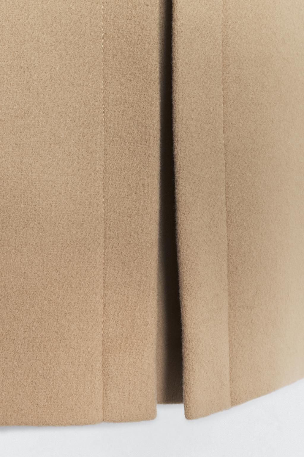 Пальто из шерстяно-миксовой пряжи soshiotsuki x zara