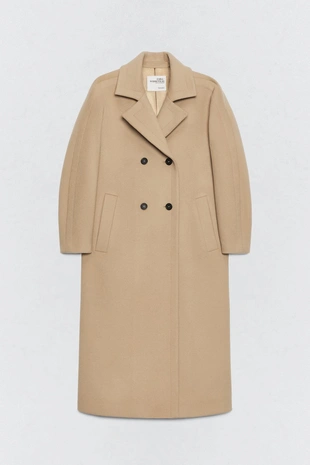 Пальто из шерстяно-миксовой пряжи SOSHIOTSUKI X ZARA- Заказать в России