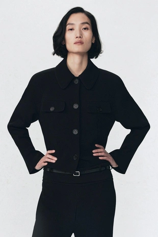 Пиджак с плечевыми накладками SOSHIOTSUKI X ZARA- Заказать в России