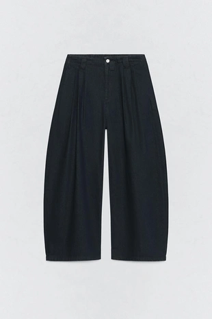 Джинсы широкие со складками SOSHIOTSUKI X ZARA- Заказать в России