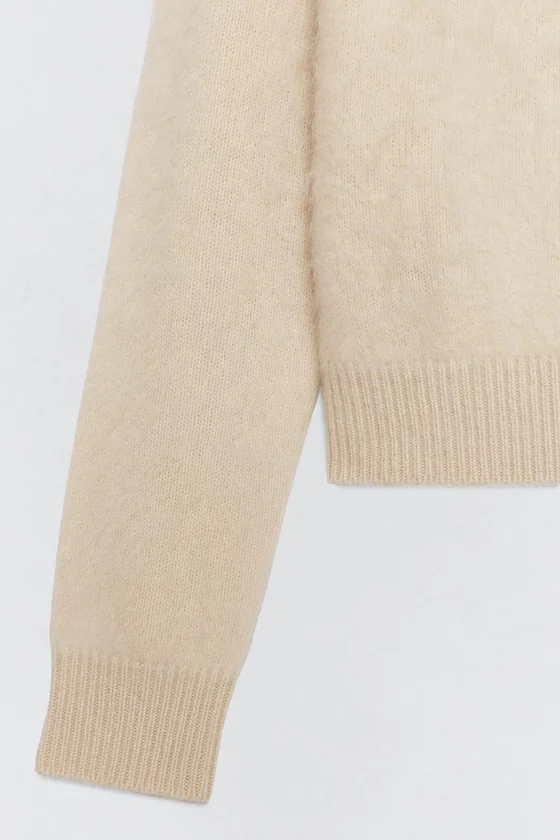 Пиджак с воротником поло из шерсти Zara «Soshiotsuki»