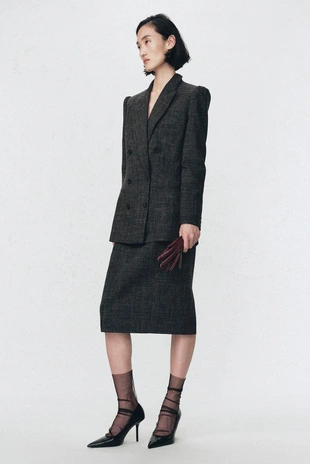 Двубортный пиджак из шерсти SOSHIOTSUKI X ZARA- Заказать в России