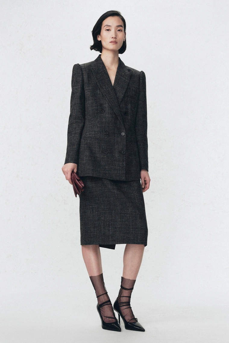 Юбка-карандаш из шерстяной смеси soshiotsuki x zara