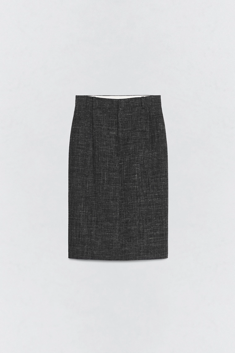 Юбка-карандаш из шерстяной смеси soshiotsuki x zara
