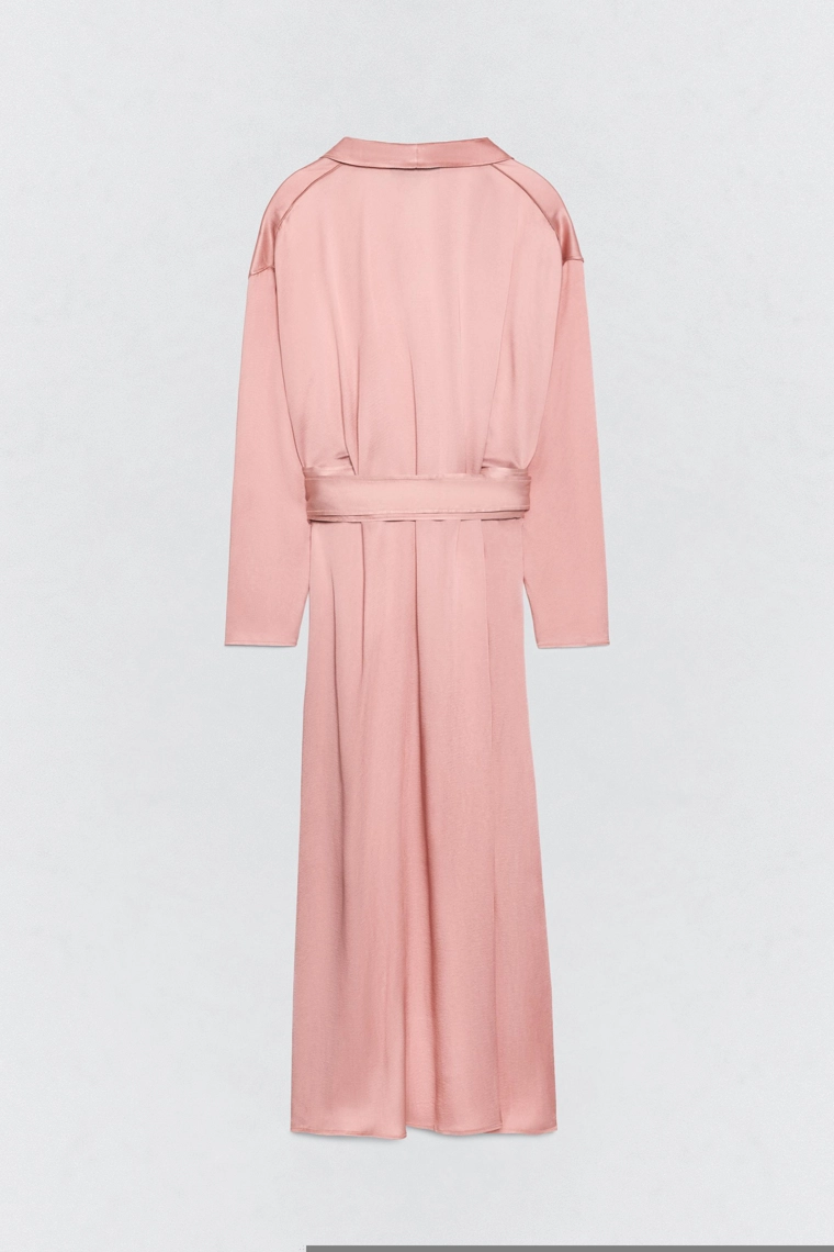 Сарафан со шнуровкой из атласа soshiotsuki x zara