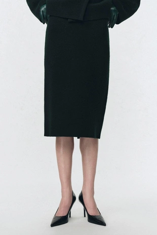 Миди-юбка из 100% шерсти SOSHIOTSUKI X ZARA- Заказать в России