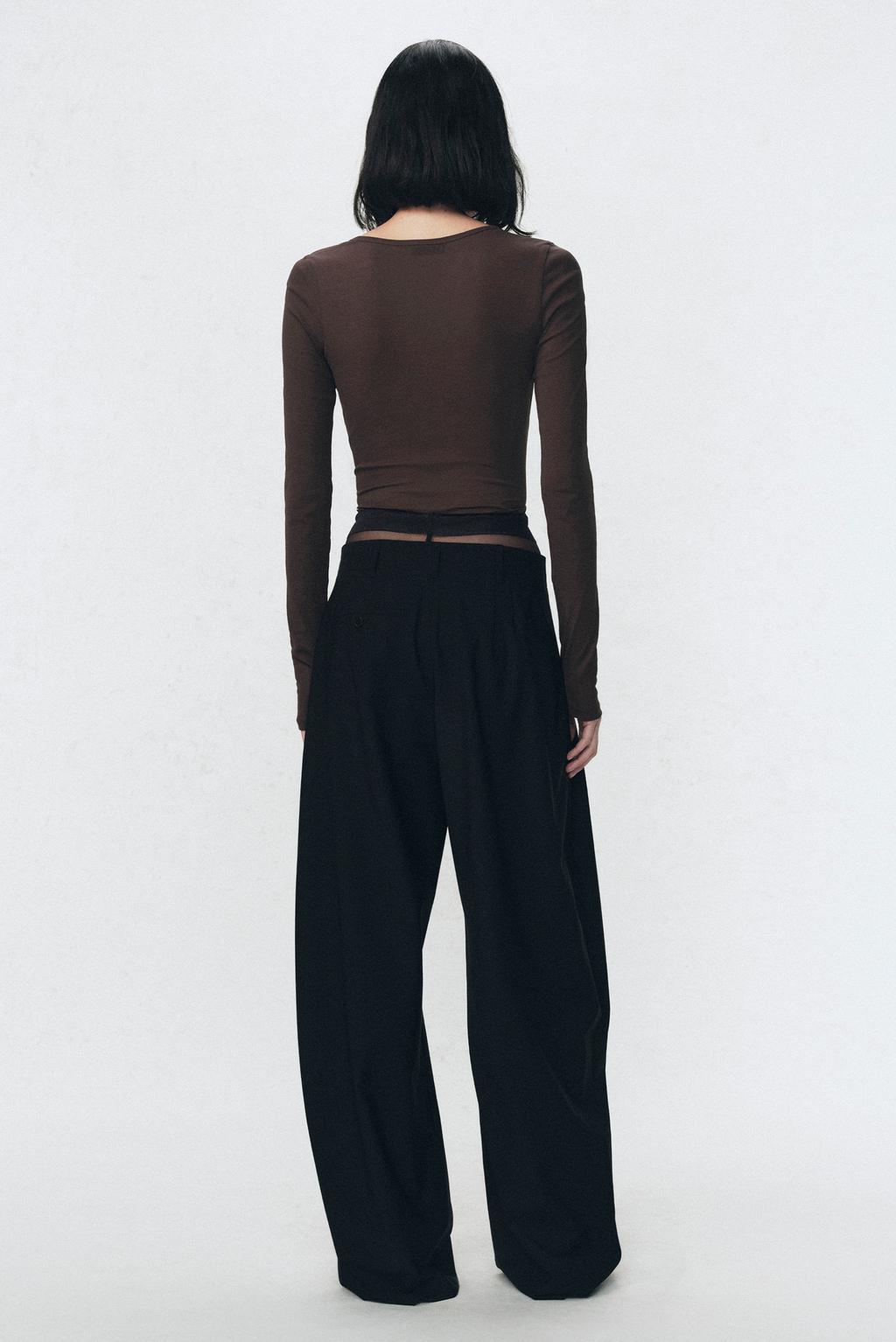 Футболка с воротником хэнли soshiotsuki x zara