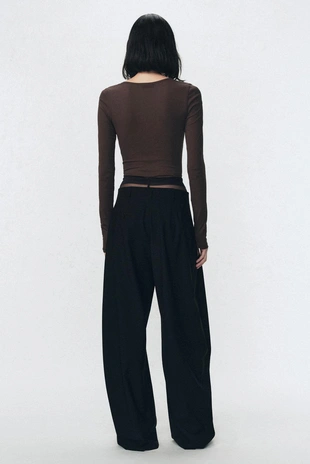 Футболка с воротником хэнли SOSHIOTSUKI X ZARA- Заказать в России